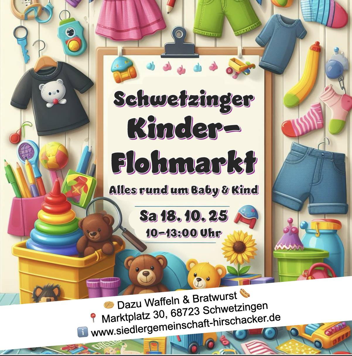 Mehr über den Artikel erfahren Kinderflohmarkt Herbst 2025